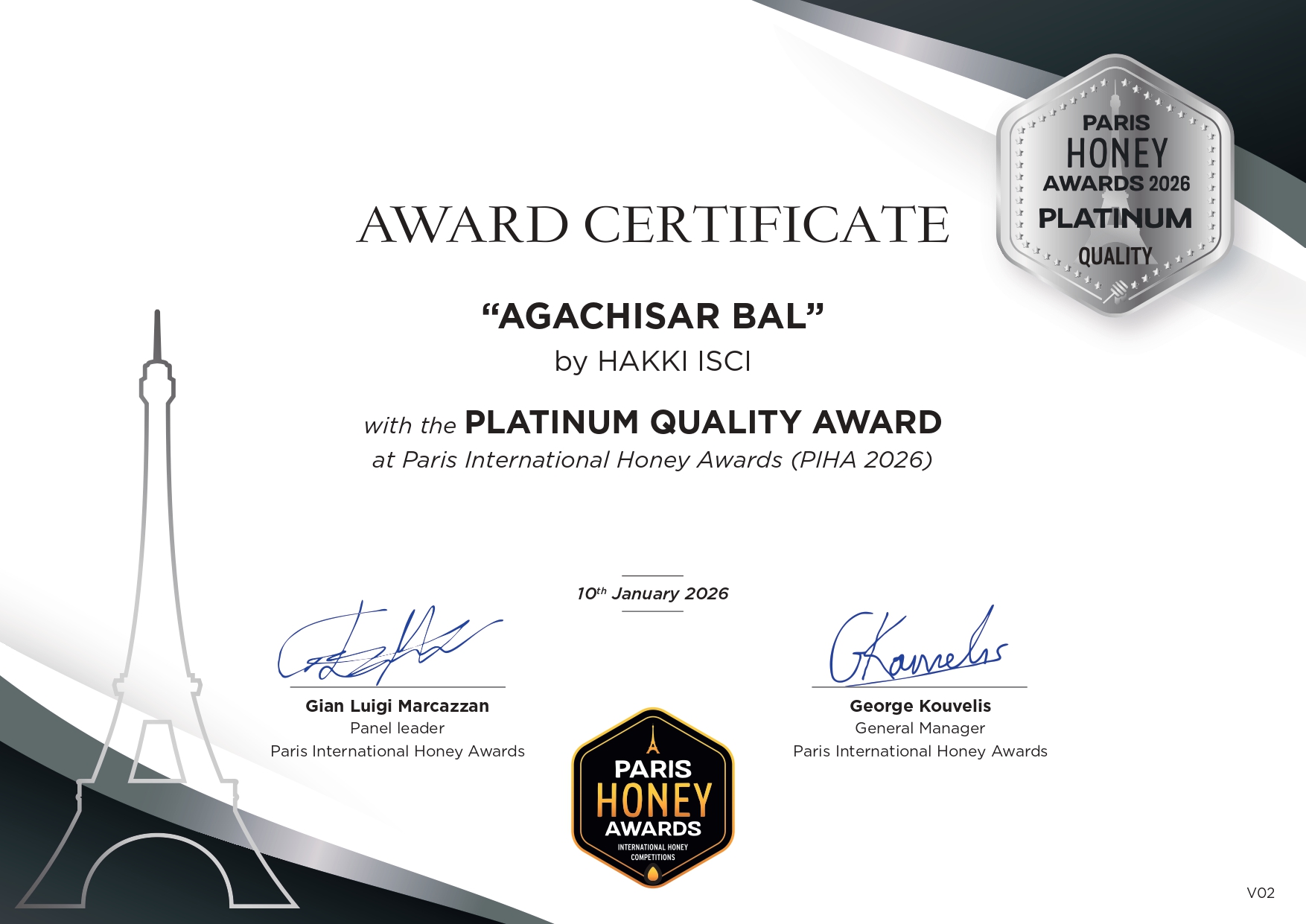 Ağa&ccedil;hisar Bal &ouml;d&uuml;lleri - Muğla 1.lik ve Paris Platin