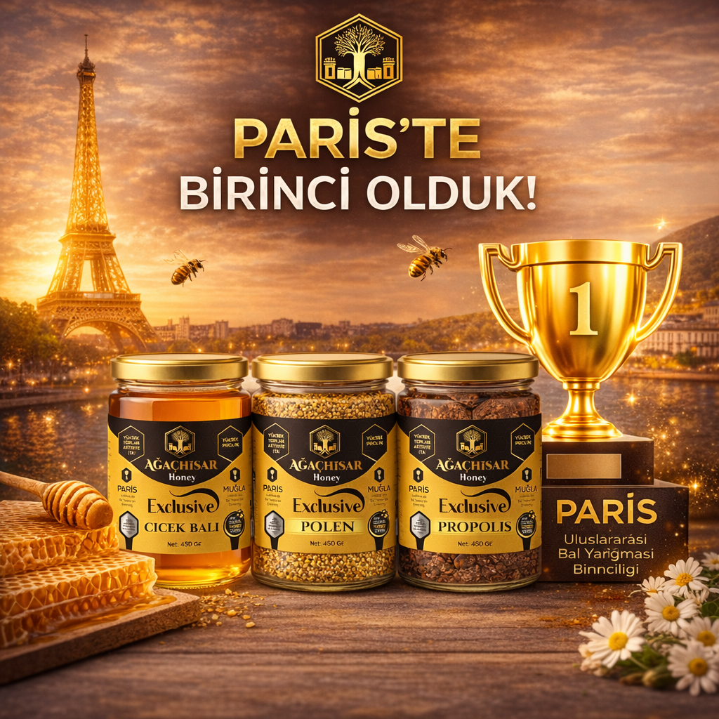 Muğla 1.lik belgesi - Ağa&ccedil;hisar Bal