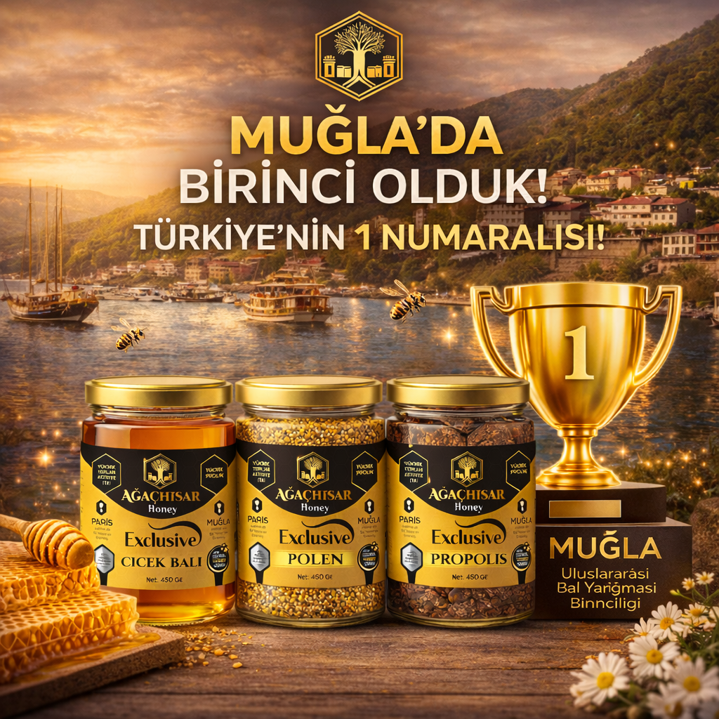 &Ouml;d&uuml;l madalyası / kupa - Ağa&ccedil;hisar Bal